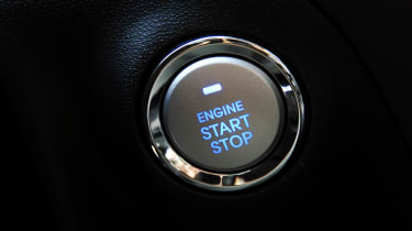 Hyundai Genesis Coupe stop-start button