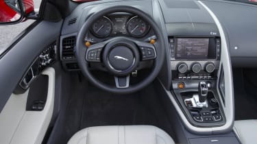 2013 Jaguar F-type V8 S interior dashboard steering wheel