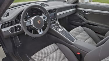 Porsche 911 50th Anniversary Edition cloth tartan interior
