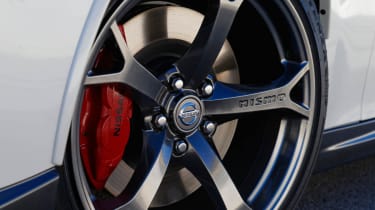 Nissan 370Z Nismo tuned coupe alloy wheel