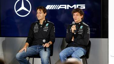 George Russell and Kimi Antonelli