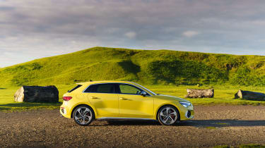 Audi S3 2022 – yellow profile