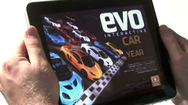 evo magazine iPad edition