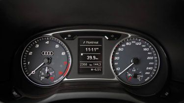 Audi A1 quattro dials