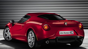 Alfa Romeo 4C rear view