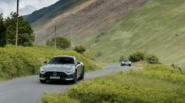 Mercedes-AMG GT 63 v Porsche 911 Turbo S – front