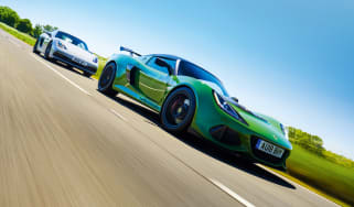 Porsche Cayman GTS vs Lotus Exige Sport 410