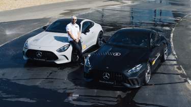 Mercedes-Benz World drift experience