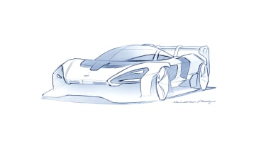 Senna GTR sketche