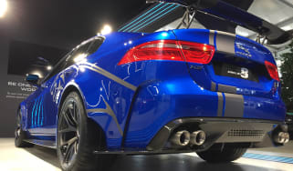 Jaguar XE SV Project 8 - Goodwood rear three quarter