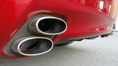 Lexus IS-F exhausts