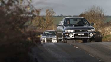 Mitsubishi Lancer Evolution VI GSR v Subaru Impreza RB5 WR Sport 