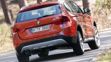2012 BMW X1 rear cornering