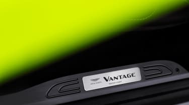 Aston Martin Vantage - green static logo