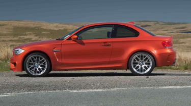 BMW 1M review red side profile