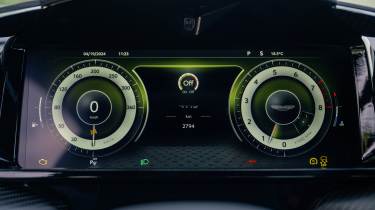 Aston Martin Vantage 2024 dials