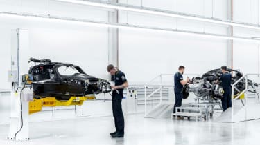 Aston Martin Valkyrie production – row