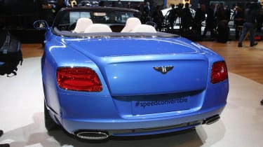 2013 Bentley Continental GTC Speed rear view