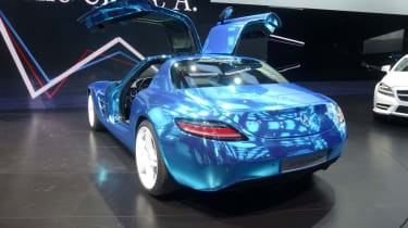 Mercedes SLS Electric Drive at the Paris motor show