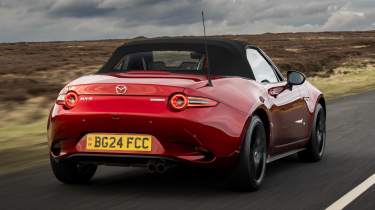 2025 Mazda MX-5 driving rear