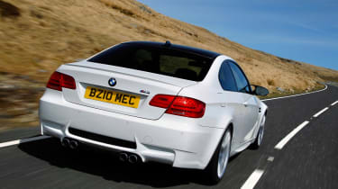 BMW M3 Competition rear tracking