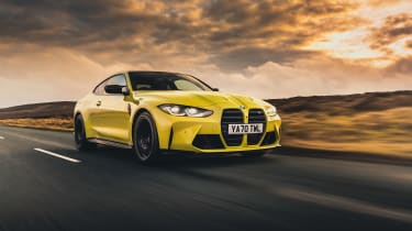 BMW M4 Competition 2021 review – front tracking