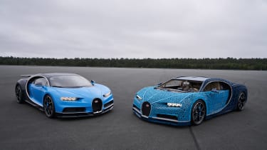 Bugatti Chiron lego - front