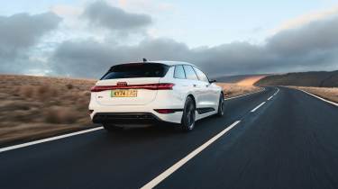 Audi S6 e-tron rear