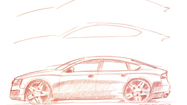 Audi A5 Sportback sketch