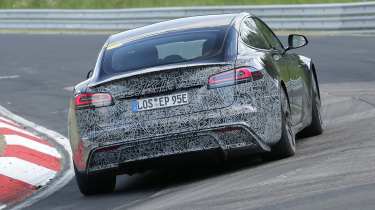 2026 Tesla Model S Plaid rear