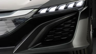 2013 Honda Acura NSX concept front headlight LED