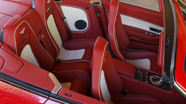 Bentley Conti GT Supersports convertible rear seats