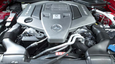 Mercedes SLK55 AMG V8 5.5 engine