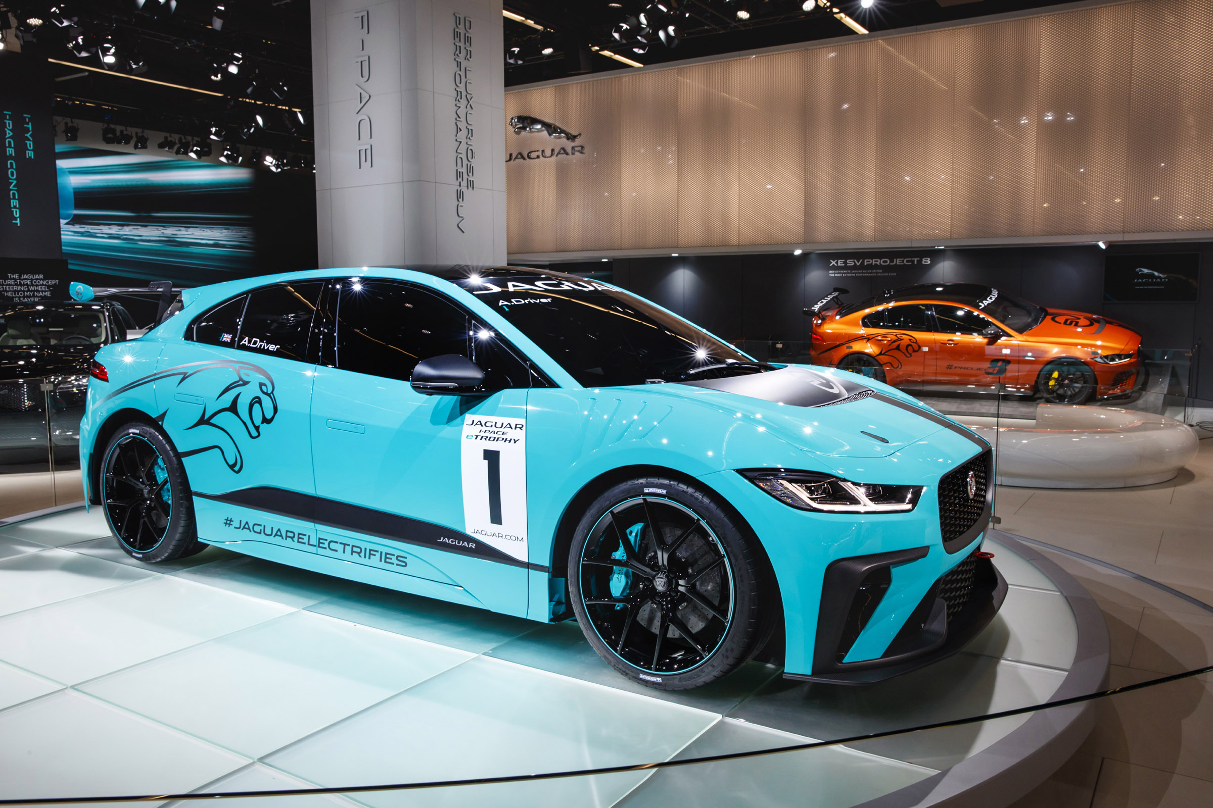 Jaguar I-Pace eTrophy debuts in Frankfurt | evo