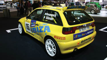 Ibiza WRC rally car