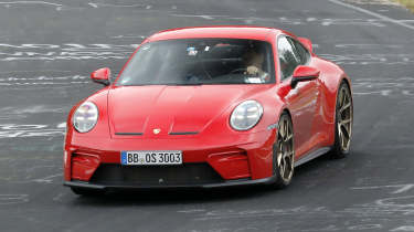 Porsche 911 GT3 Ducktail spies