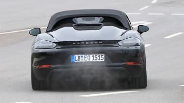 Porsche 718 Boxster Spyder Spies – rear