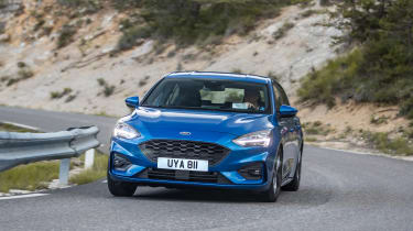 Ford Focus ST-Line review - front cornering