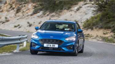 Ford Focus ST-Line review - front cornering