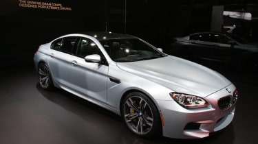 BMW M6 Gran Coupe at the Detroit show front