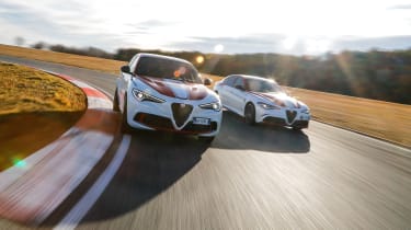 ‘Alfa Romeo Racing’ Giulia and Stelvio