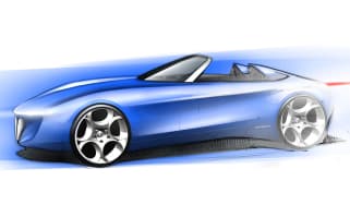 Pininfarina Alfa Romeo concept sketch