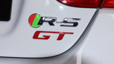 Jaguar XKR-S GT badge at New York