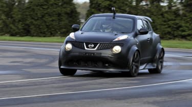Nissan Juke-R on track