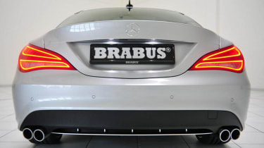 Brabus Mercedes CLA quad exhaust pipes