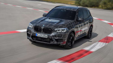 BMW X3 M and X4 M prototypes - front