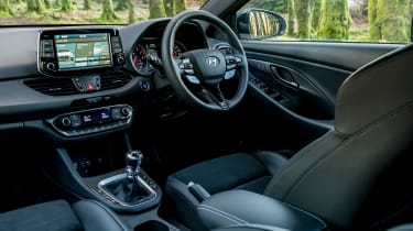Hyundai i30N group test (Golf GTI and Peugeot 308 GTI) - interior