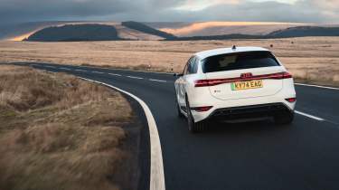Audi S6 e-tron rear