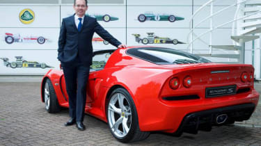 Lotus Exige S new CEO