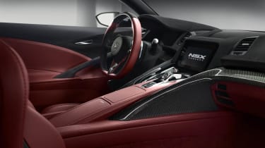 New Honda NSX concept red interior